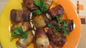 Кабачковые рулетики с сыром