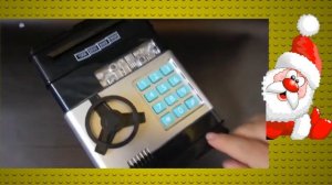 Детский сейф копилка с купюроприемником, электронный