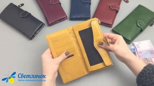 Кошелек женский большой из мягкой натуральной кожи DIOUMISA 3351