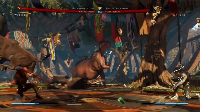 Sharkade Fall Circuit @ Smile's: Enenra (Black Manta) vs Dream Fighter (Green Arrow) 10-21-17
