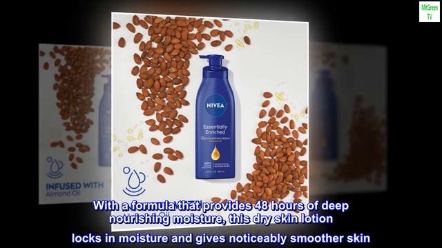 NIVEA Essentially Enriched Body Lotion for Dry Skin, Pack of 2, 16.9 Fl Oz Pump Bottles