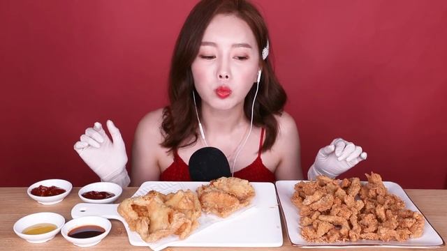 [Mukbang ASMR] 인터넷에서 난리난 KFC 닭껍질튀김 통으로 튀겨버렸습니다!  | Eating Sounds [Ssoyoung 쏘영 ASMR]
