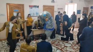 Студенты ЧГУ в Верхнеачакской школе