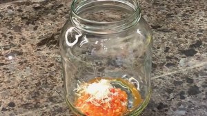 Закуска из зелёных и бурых помидоров с хреном на зиму