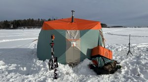 Зимняя рыбалка в глухозимье. Погода класс, но плотва бастует. Рыба очень аккуратная. д.Щербинки.