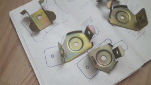 Выкройки боковых кронштейнов бампера ВАЗ 2101