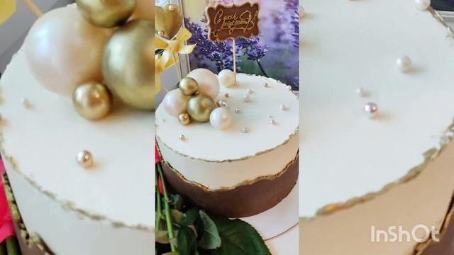 Муж поздравил с днём рождения очень красивым и вкусным тортиком💓.Медовые коржи со сметанным кремом смотреть онлайн