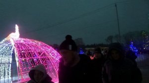 Жизнь в России. Отмечаем рождество в парке Сераксеево.