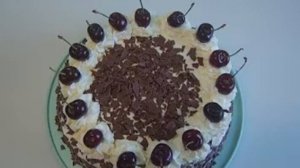 Торт Чёрный лес Schwarzwälder Kirschtorte
