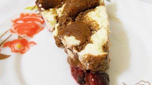 Творожно-шоколадный десерт