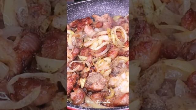 Жареное мясо с уксусом - прекрасная альтернатива шашлыку