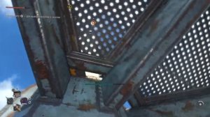 Забраться на антенну.