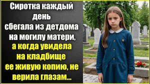 Сиротка каждый день сбегала из приюта на могилу матери, а когда увидела на кладбище ее живую копию.