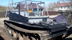 Первый запуск инжекторного гусеничного вездехода