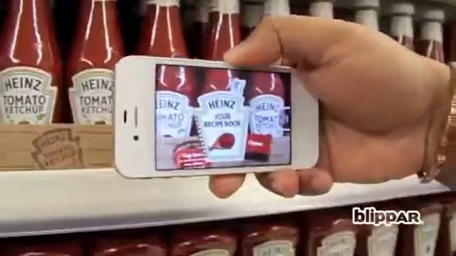 Heinz Tomato Ketchup recipe book in augmented reality by blippar смотреть онлайн