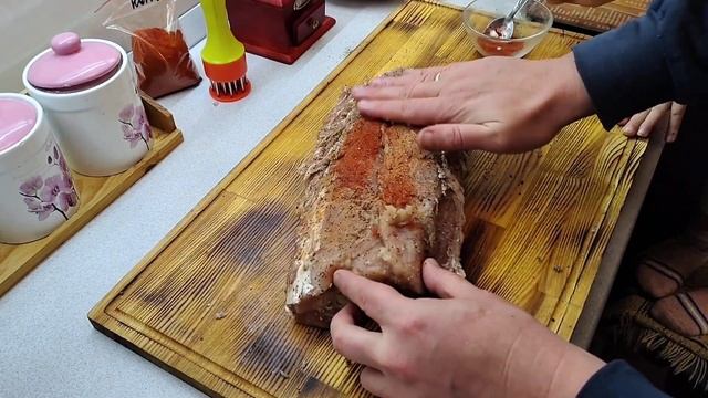 Карбонат Домашнего Приготовления.#мясо#свинина#специи#