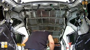 Шумоизоляция крыши Toyota RAV4 XA50 в уровне Экстра. АвтоШум.