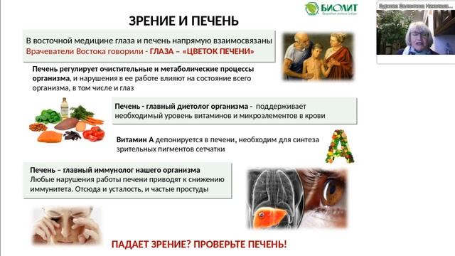 «ПАДАЕТ ЗРЕНИЕ — ПРОВЕРЬТЕ ПЕЧЕНЬ!» отрывок из лекции В.Н. Бурковой «Вижу, слышу, ощущаю»