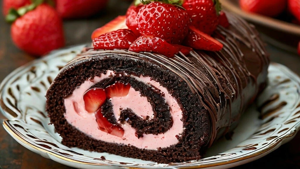 Рулет ягодный смотреть онлайн