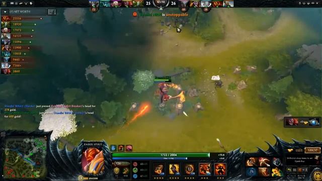 Dota 2 - Bvmnd Play Ember Spirit [RAMPAGE] - Pub Gameplay "behold my searing chain" смотреть онлайн