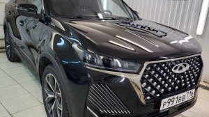 Chery Tiggo 7 Promax - сделали комплексное бронирование кузова прозрачной полиуретановой плёнкой