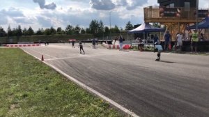 Минская роллергонка 2023. Спидскейтинг. Детские забеги. Minsk Roller Race 2023. Speed skating kids.