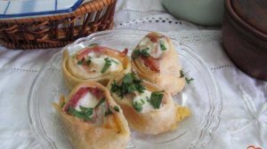 Пирожки из слоеного теста с начинкой