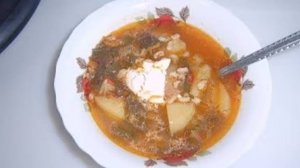 Суп из листьев свеклы