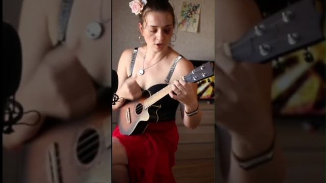 Танго с фингалом. Чего не сделаешь ради любви? См. описание #вокал #абьюз #помогимне #укулеле смотреть онлайн