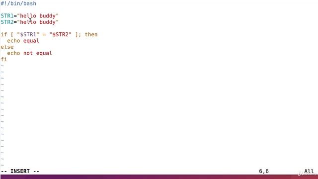 4. String comparison - you are not root смотреть онлайн