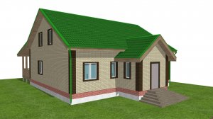 Проект дома из газоблока