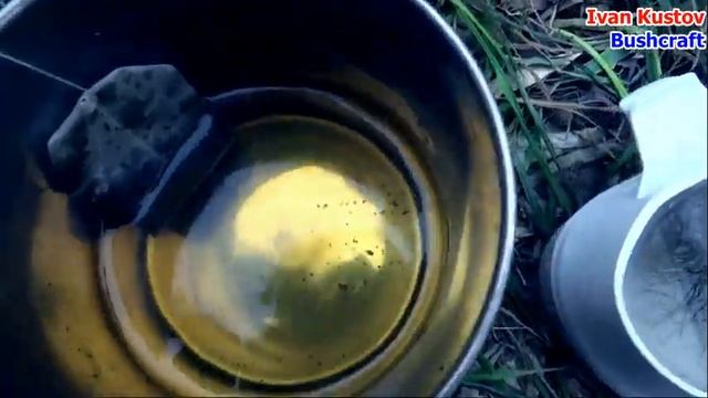 " Картошка в фольге с соусом" Полдневный выход.Real Bushcraft/ Ivan and Vladimir Kustov/ video смотреть онлайн