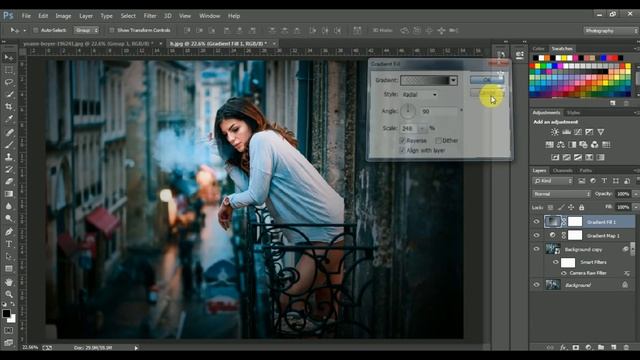 Photoshop Tutorial _ Cinematic Color Tone Photoshop Effect Tutorial