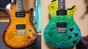 (Реставрация) Перекрас PRS SE в двухцветный