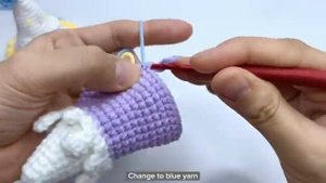 Колпак День рождения. Крючком