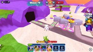 Прохожу бесконечный в акте 2 в игре SpongeBob tower defense