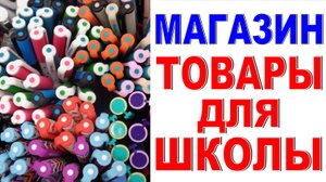 Товары для школы Обзор Логика выкладки канцтоваров в магазине