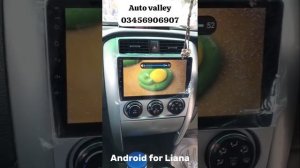 Suzuki Liana Android instalation by auto valley gujrat