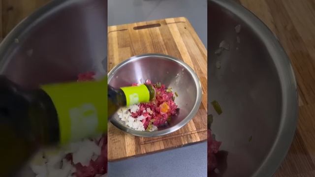 Steak Tartar en casa 🥩 #meat #steak #steaktartar #viral #parati #fyp