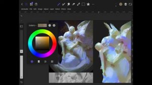 Процесс рисования в стиле художницы Yuming li с комментариями на английском