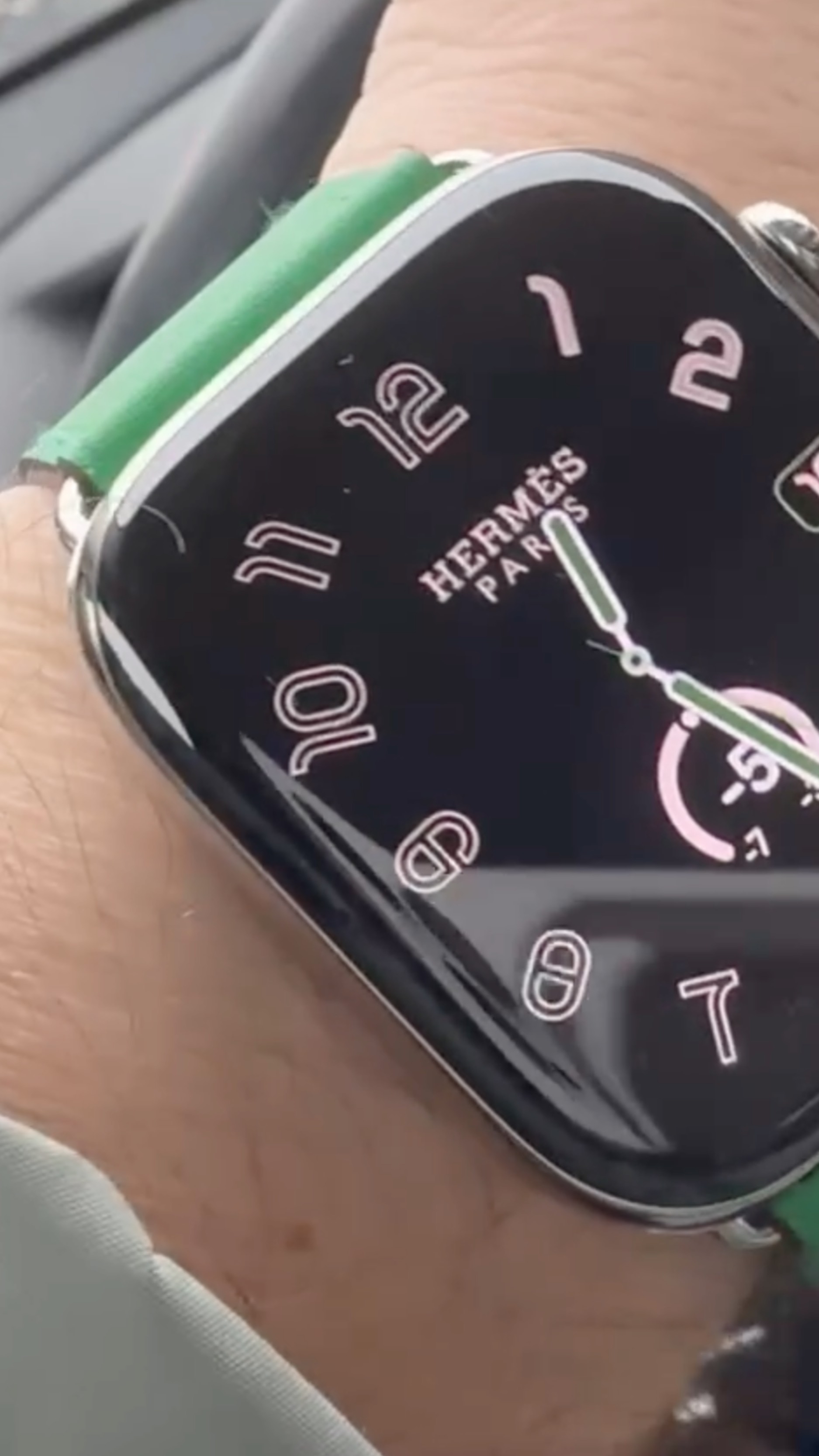 Кожаный ремешок в цвете - Bambou для Apple Watch