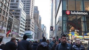 ❄️ Walking NYC's Famous 5th Avenue in Janua|Прогулка по знаменитой 5-й авеню Нью-Йорка в 2025 🚶♂️