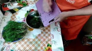 Заморозка укропа на зиму👍