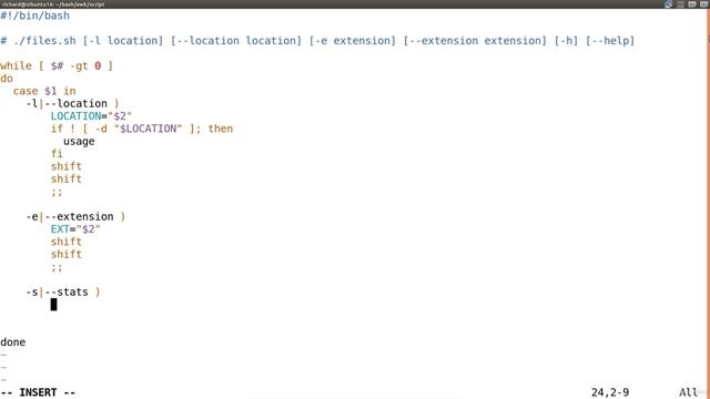 13. AWK script PART 1 - reading arguments смотреть онлайн