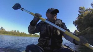 Сплав на каноэ по реке Тура, в черте города Тюмень 12 км.