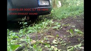 Chrysler 300c 5.7 V8 HEMI stock exhaust system sound