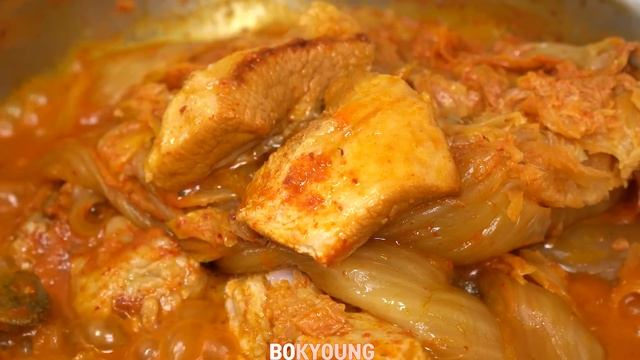 요리 먹방 :)돼지갈비 김치찜, 오이김치, 스팸계란말이, 호박전,  소고기두툼전.