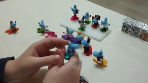 собрали коллекцию бегемотиков kinder