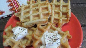 Вафли из картофельного пюре