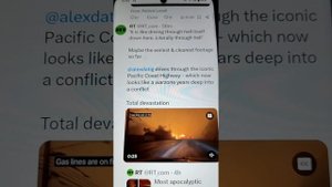 Ужасный пожар в Калифорнии